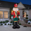 10' Animated Inflatable Giant Luxe Nutcracker